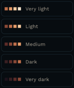 Skin Color Options